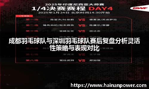 成都羽毛球队与深圳羽毛球队赛后复盘分析灵活性策略与表现对比