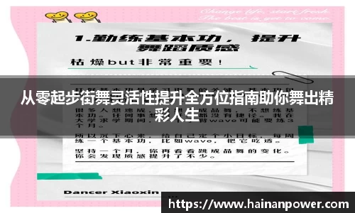 从零起步街舞灵活性提升全方位指南助你舞出精彩人生