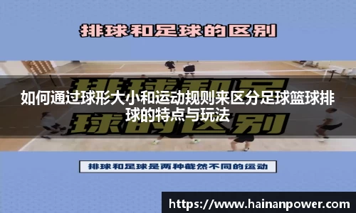 如何通过球形大小和运动规则来区分足球篮球排球的特点与玩法